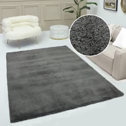 OTTO home Hochflor-Teppich Magong | Grau