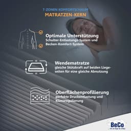 Beco Selection MF Komfortschaummatratze | Weiß