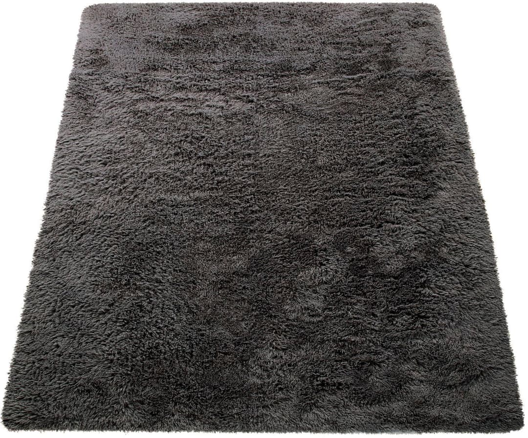 Paco Home Hochflor-Teppich Silky 591 | Grau