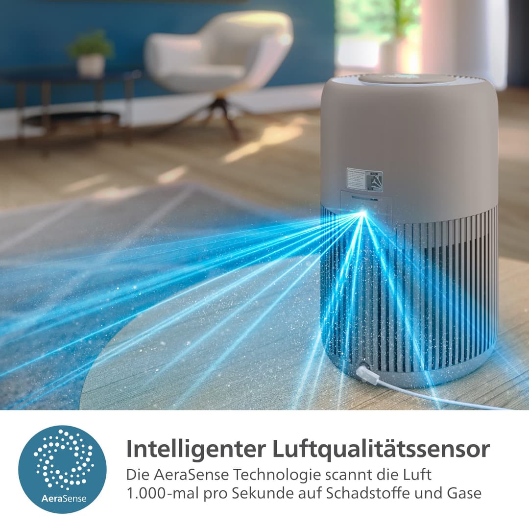 Philips Luftreiniger PureProtect Mini 900 Series | Grau