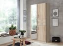 Wimex Drehtürenschrank Bitburg | Holztöne 2