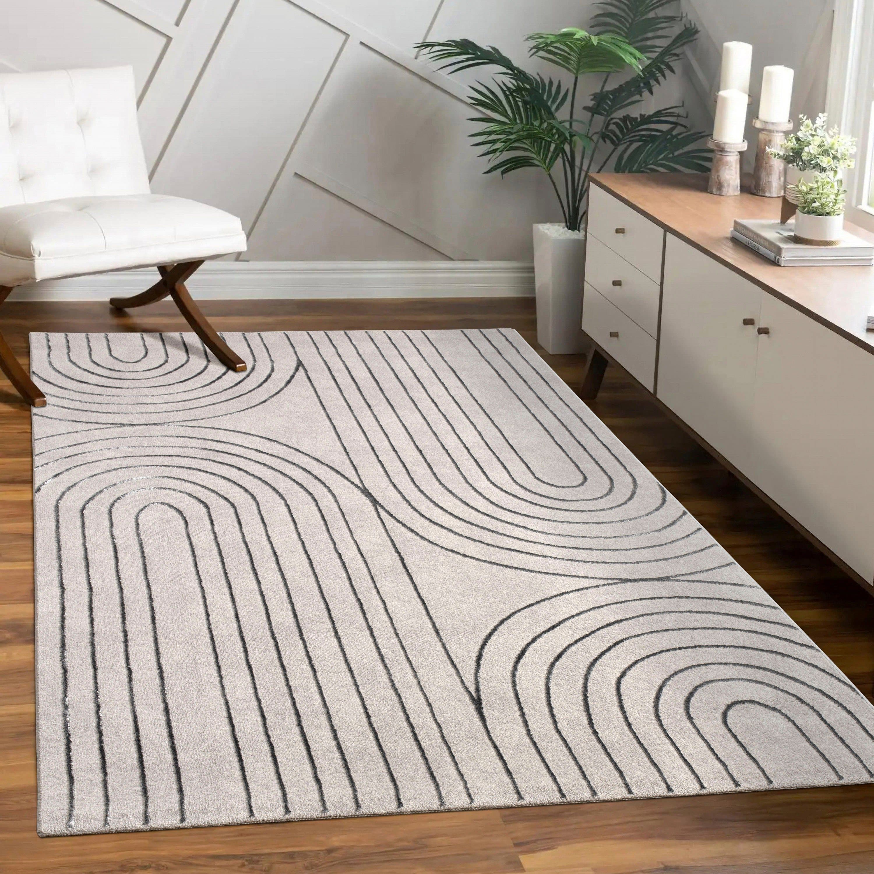 Paco Home Teppich Tuana 215 | Grau