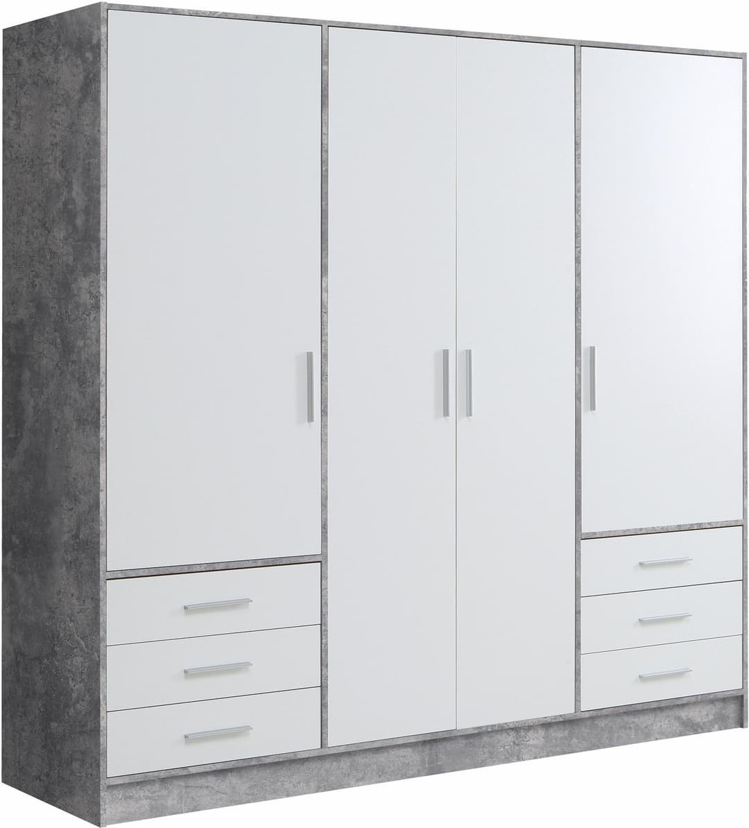 FORTE Kleiderschrank Jupiter | Mehrfarbig