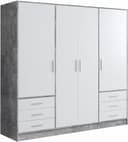 FORTE Kleiderschrank Jupiter | Mehrfarbig