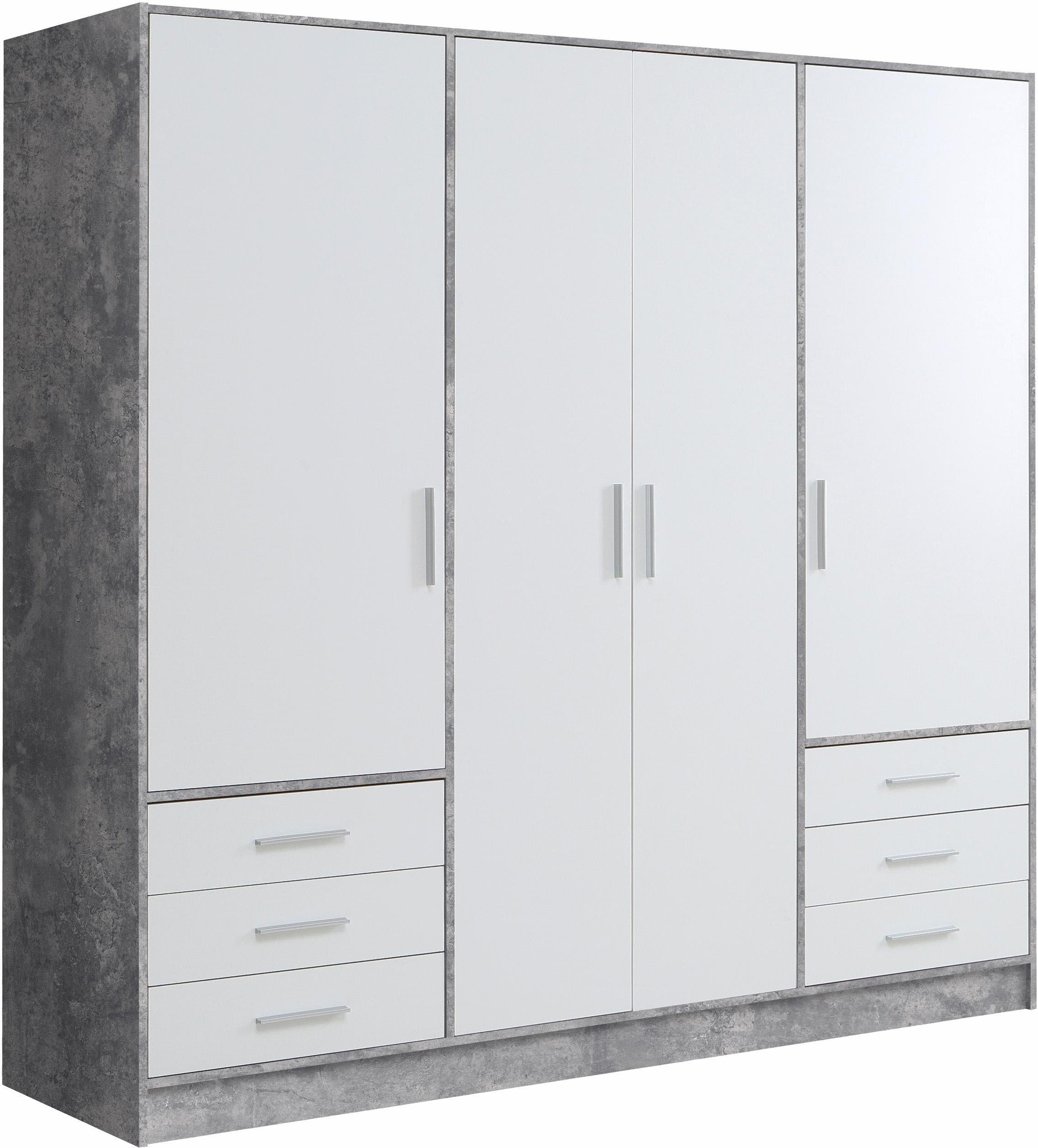FORTE Kleiderschrank Jupiter | Mehrfarbig