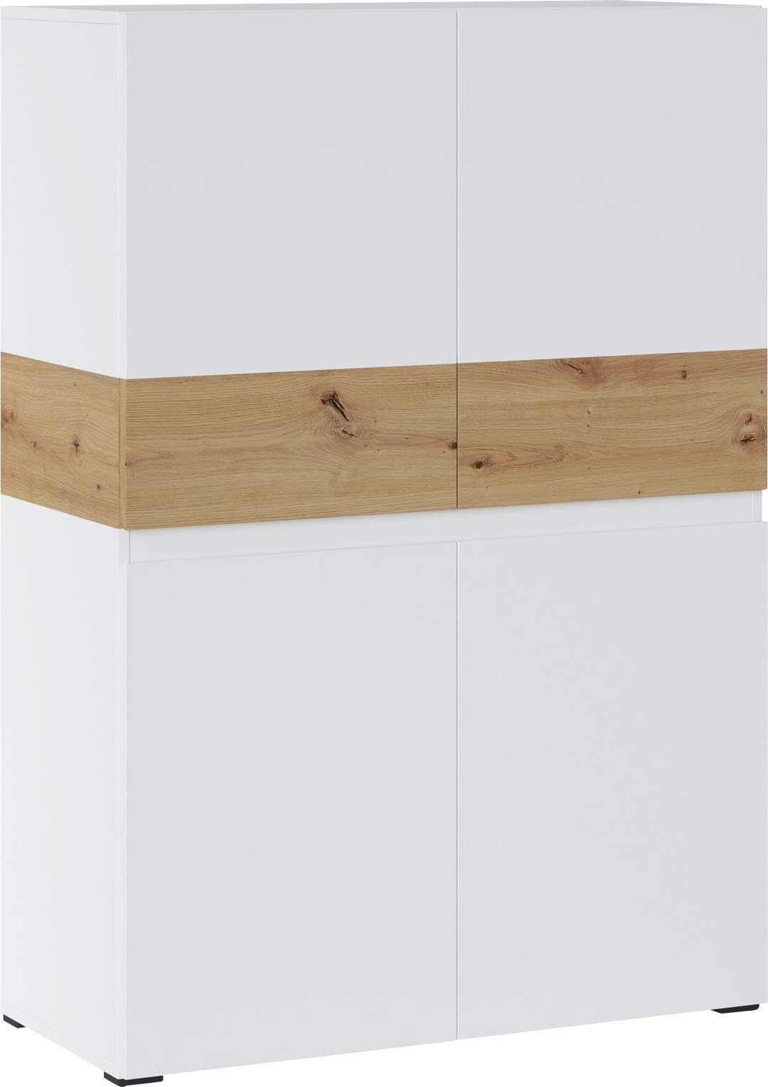 Home affaire Highboard Rimini | Holztöne