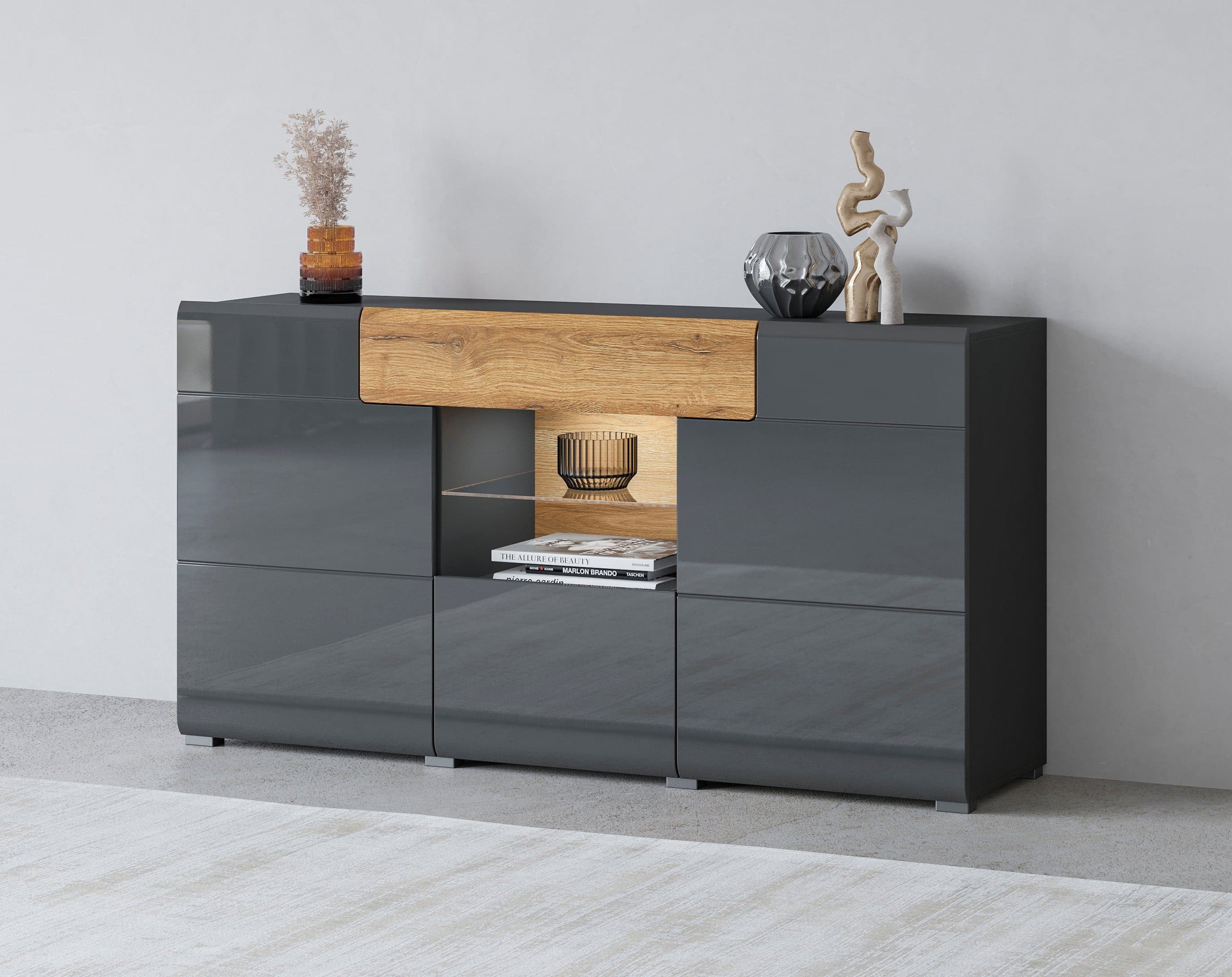 OTTO home Sideboard Toledo | Grau