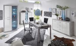 HBZ Highboard Stone | Weiß