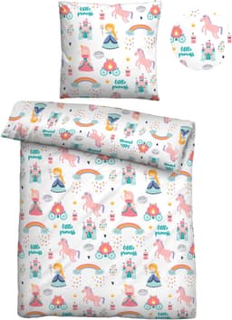 Biberna Bettwäsche kleine Prinzessin | Mehrfarbig