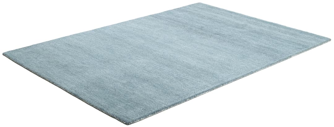 THEKO Gabbeh Uni Wollteppich | Blau