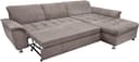 DOMO collection Ecksofa Franzi | Braun 4
