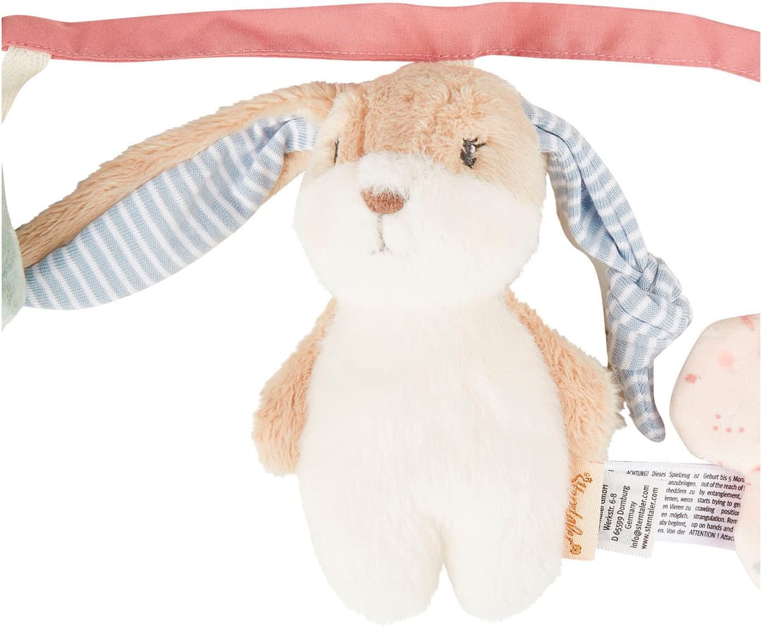 Sterntaler Kinderwagenkette Hase Hanni | Mehrfarbig