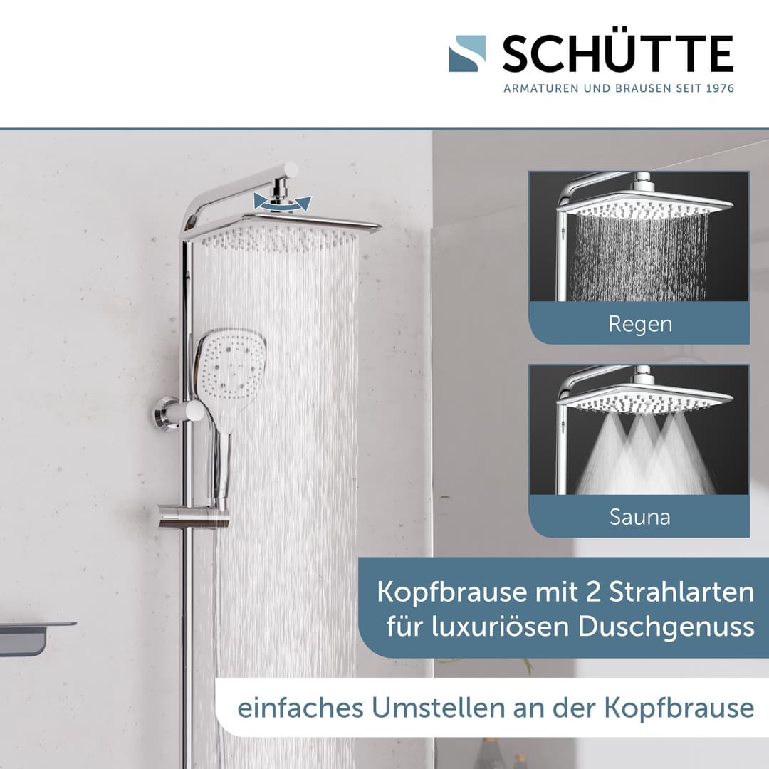 Schütte Duschsystem MADEIRA | Silber