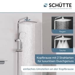 Schütte Duschsystem MADEIRA | Silber