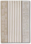 Dyckhoff Geschirrtuch Gläser / Halbleinen | Beige
