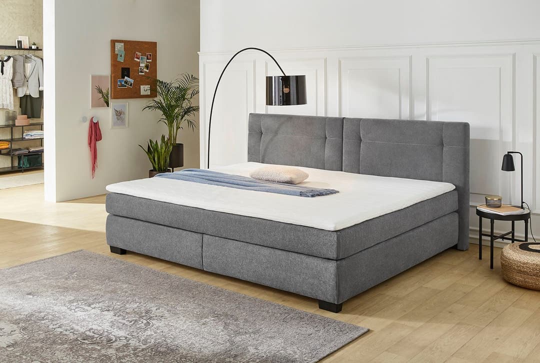 Jockenhöfer Gruppe Boxspringbett Family | Grau