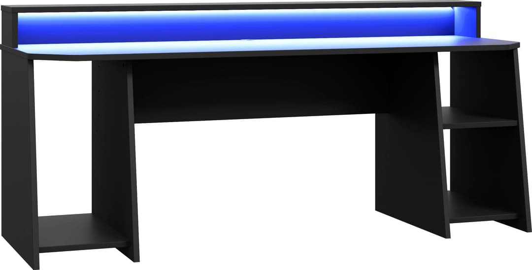 FORTE Gamingtisch Tezaur | Schwarz