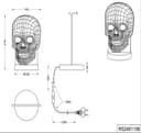 Reality Leuchten LED Tischleuchte Skull | Mehrfarbig 5