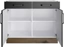 wiho Küchen Unterschrank Elba Breite 100 cm | Braun 3