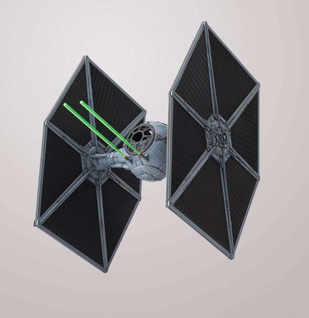 Bandai Modellbausatz Star Wars TIE Fighter | Grau