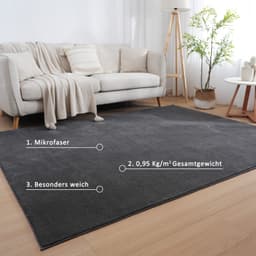 OTTO home Teppich Cali | Grau