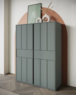Home affaire Highboard VEDDEL | Grün