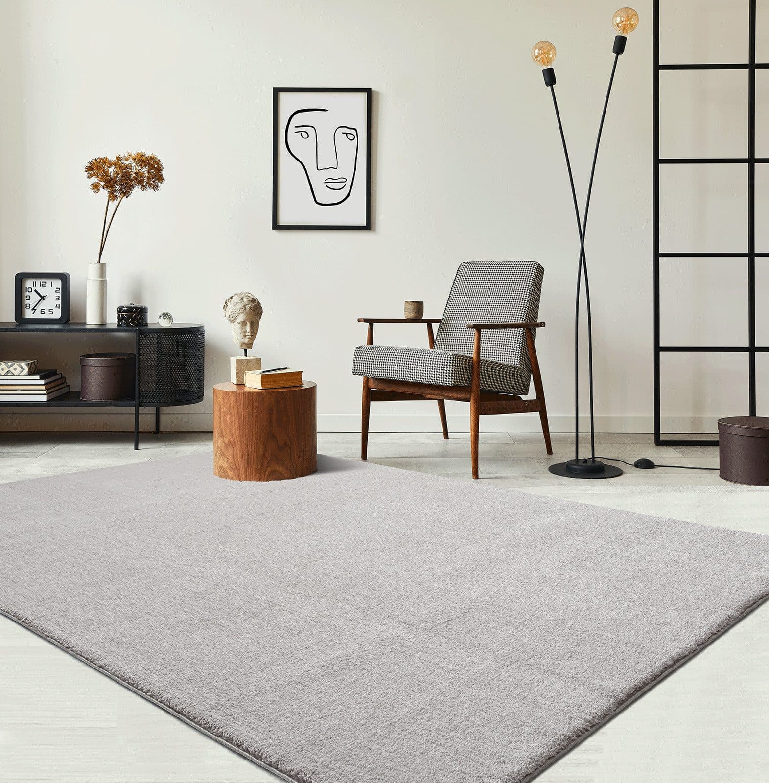 the carpet Teppich Relax | Beige