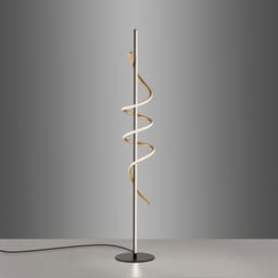 JUST LIGHT Stehlampe EMANDA | Schwarz