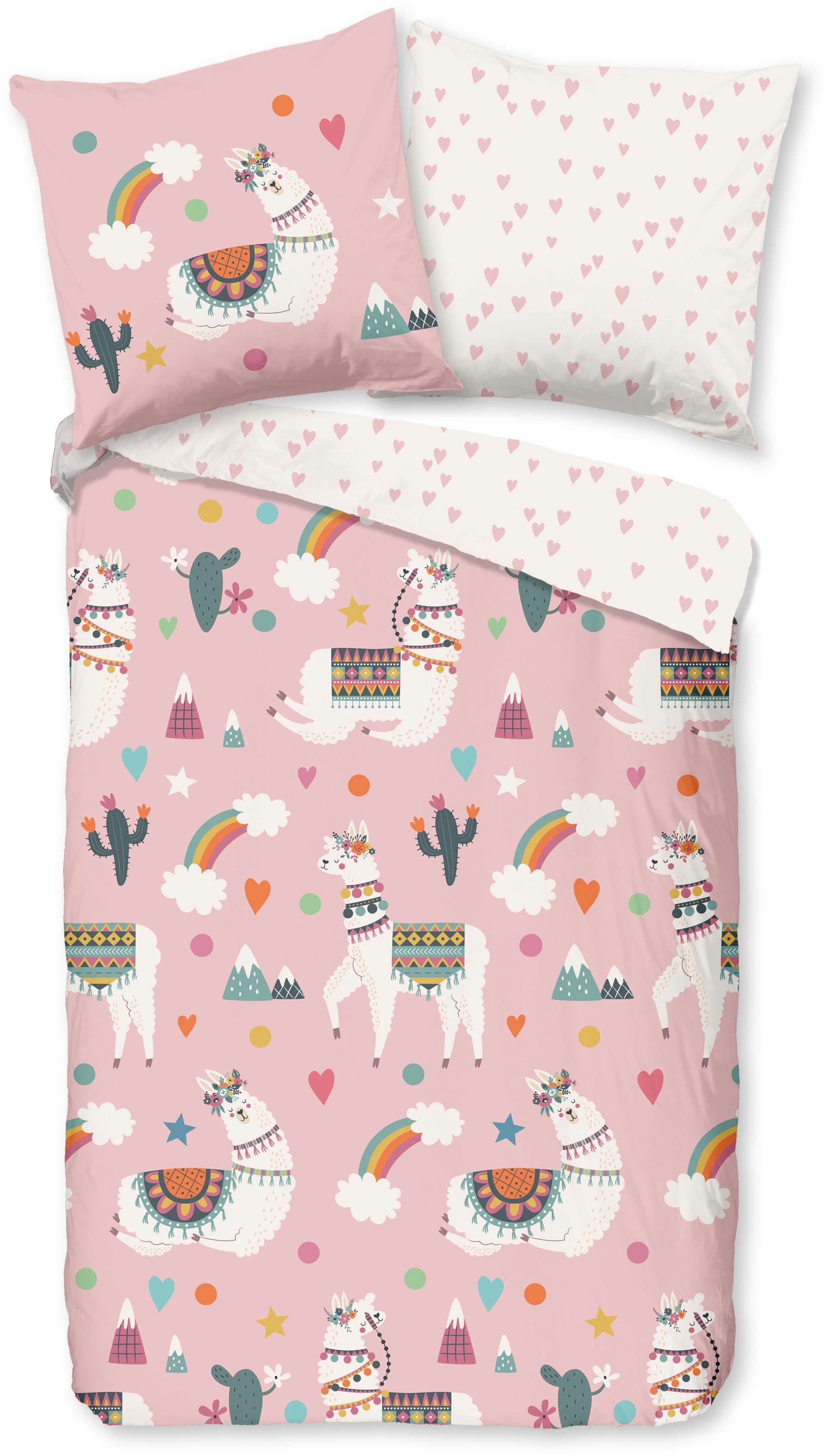 PURE luxury collection Kinderbettwäsche Paca | Rosa