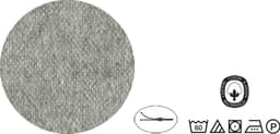 Biberna Kissenbezug Hermal Flanell | Grau