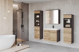welltime Badmöbel-Set MADRIT II | Holztöne