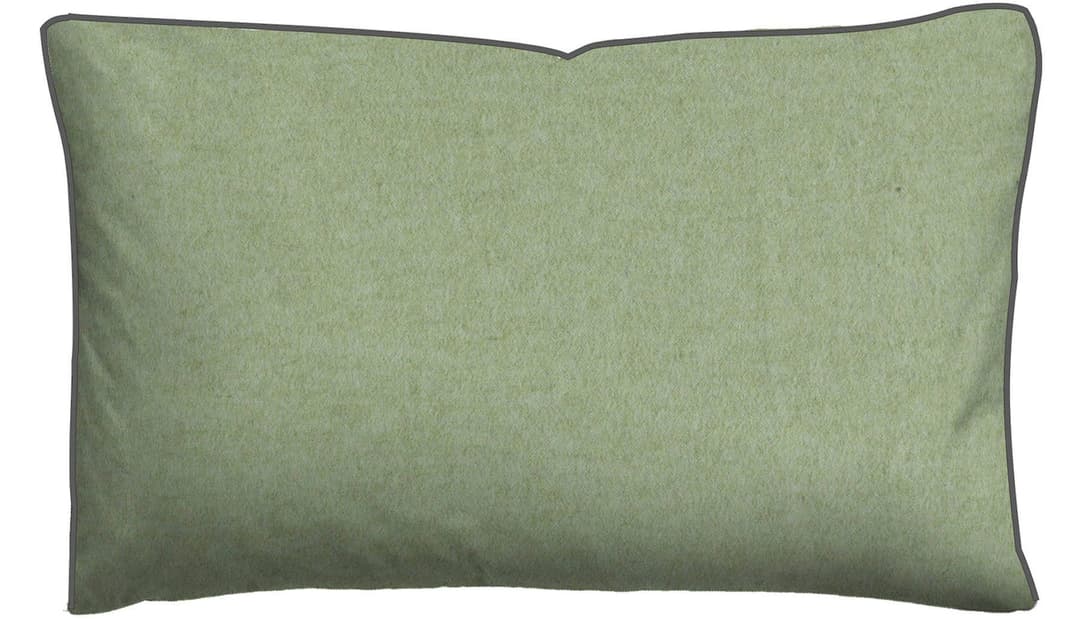 Biberna Kissenbezug Hermal Flanell | Grün