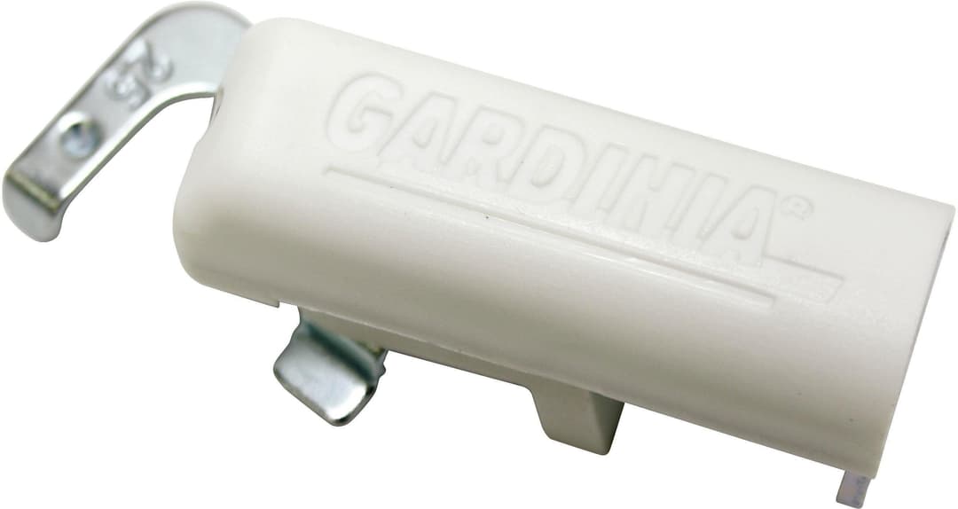 GARDINIA Sichtschutzbefestigung Klemmträger | Weiß