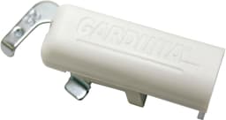GARDINIA Sichtschutzbefestigung Klemmträger | Weiß