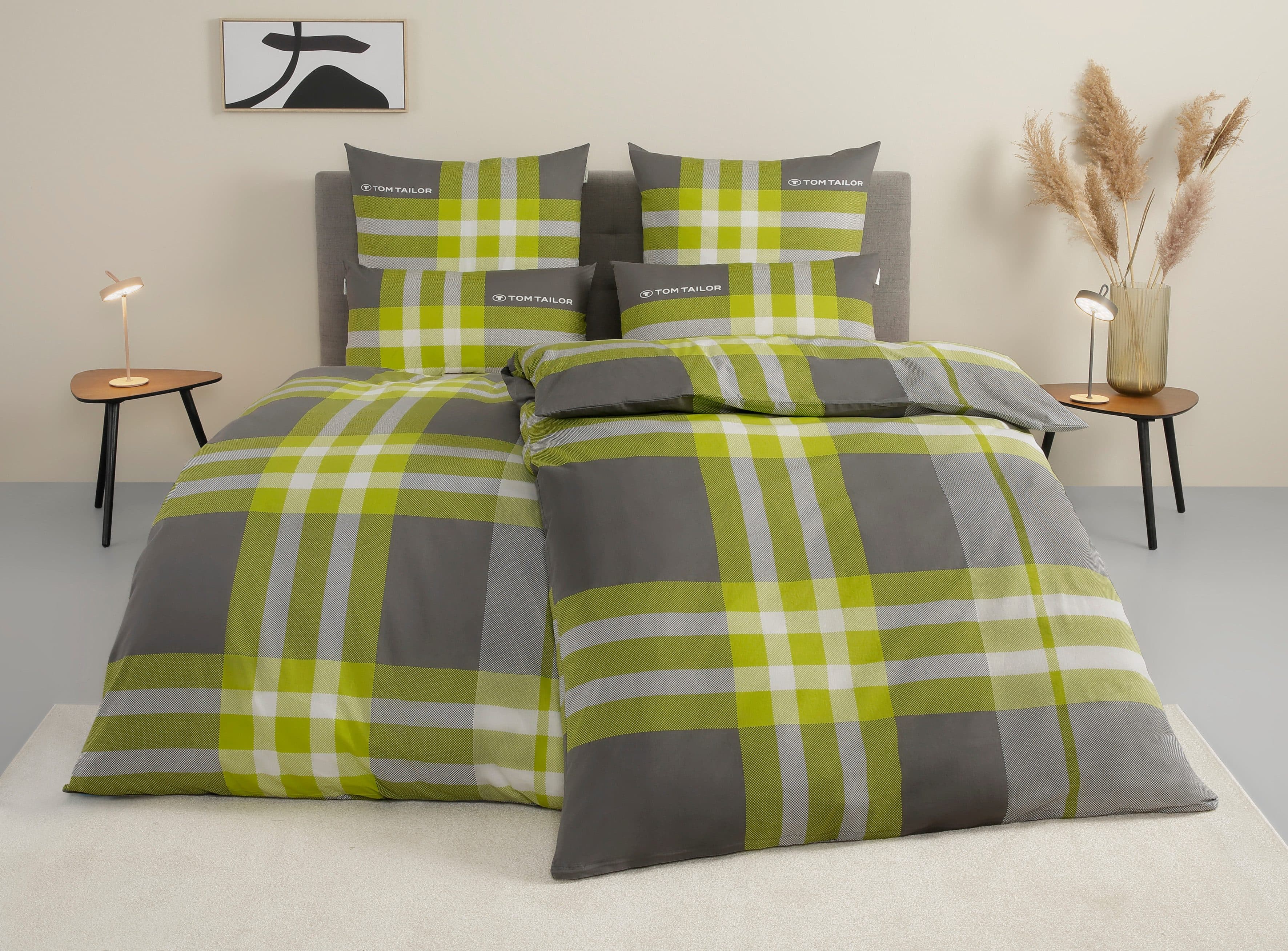TOM TAILOR HOME Bettwäsche Nick | Grün