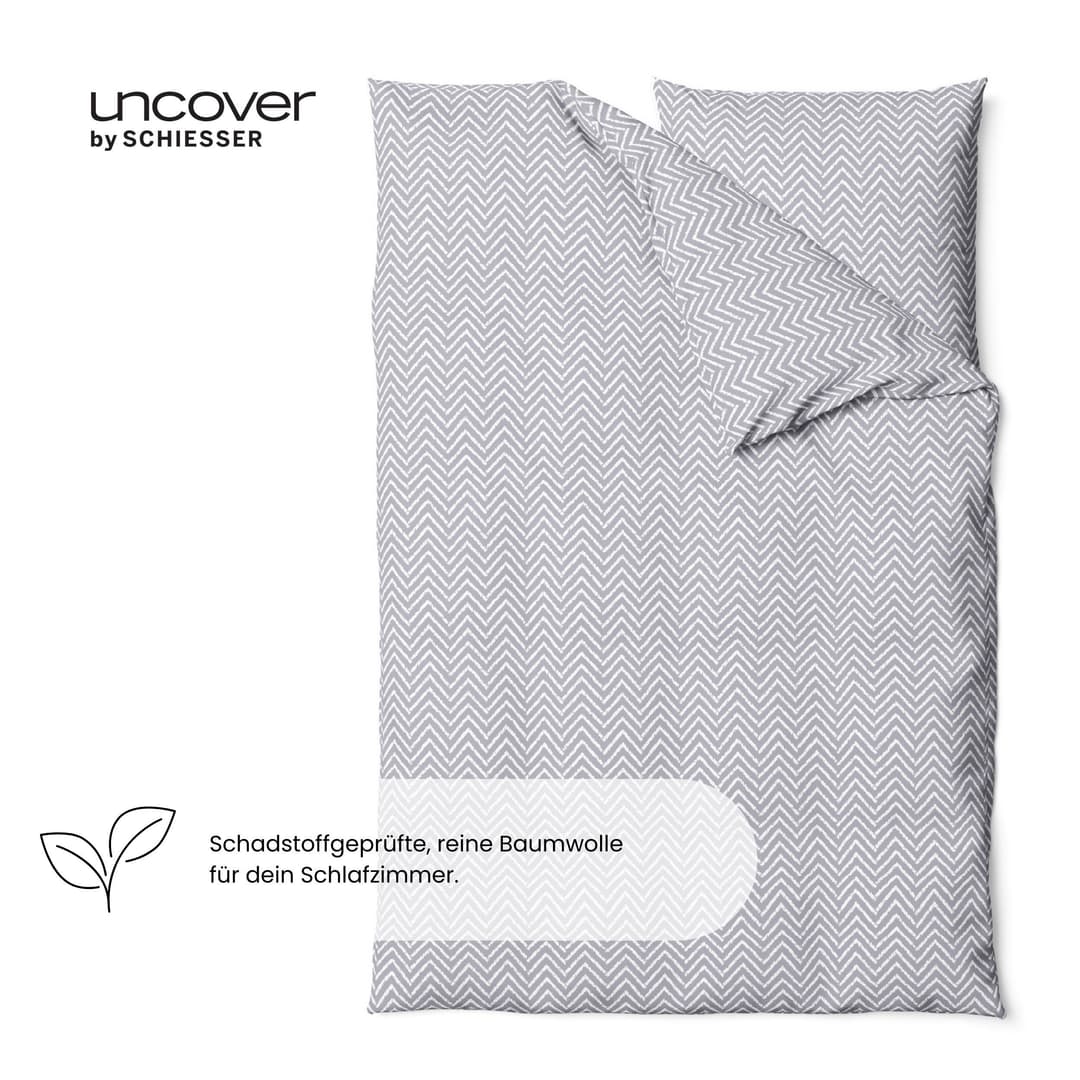 uncover by SCHIESSER Bettwäsche Grebur | Grau