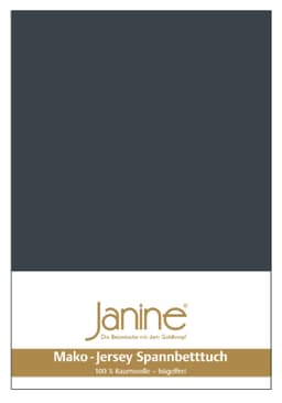 Janine Spannbettlaken MAKO-FEINJERSEY 5007 | Grau