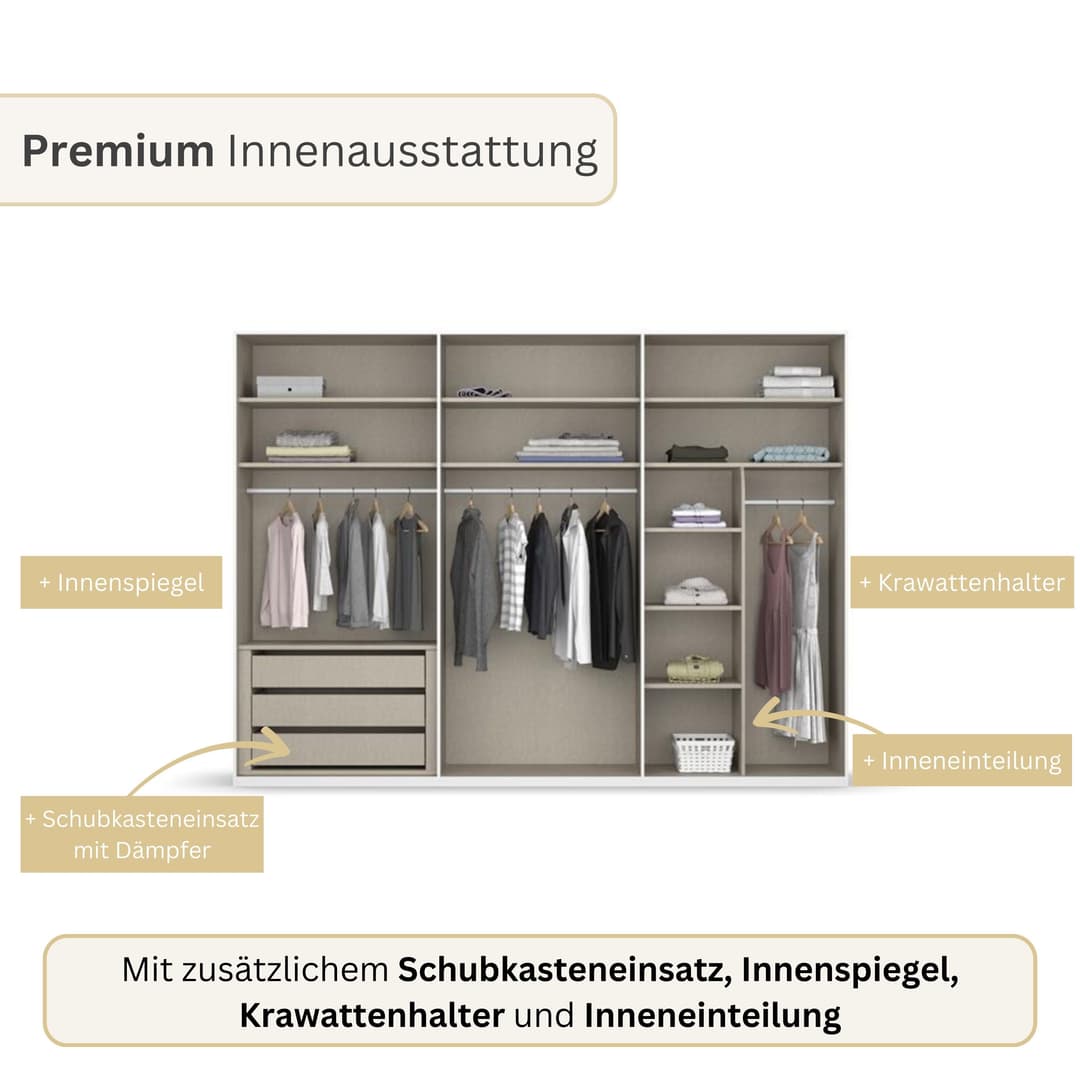rauch MONTCLAR Kleiderschrank | Weiß
