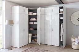 Wimex Drehtürenschrank Malta | Weiß