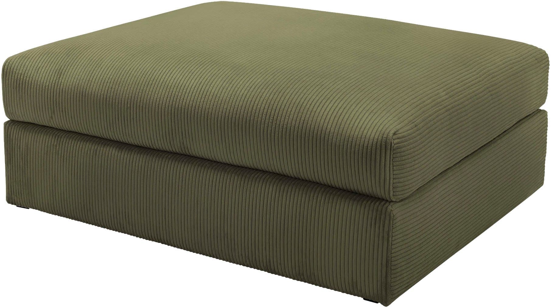 Home affaire Polsterhocker Soft&Cosy XL | Grün