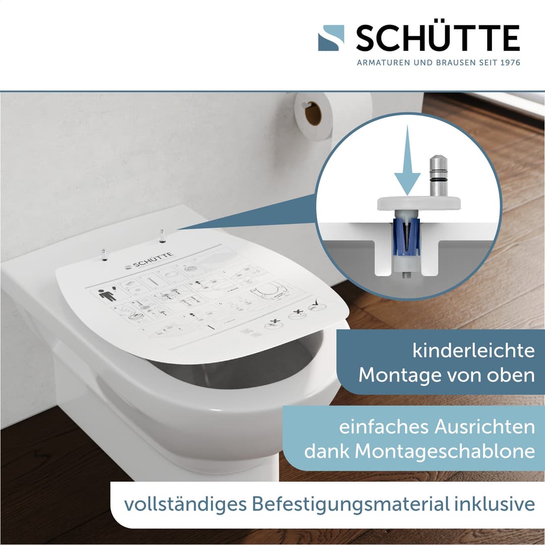 Schütte WC-Sitz WHITE | Weiß