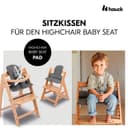 Hauck Kinder-Sitzauflage Highchair Baby Seat Pad | Grau 2