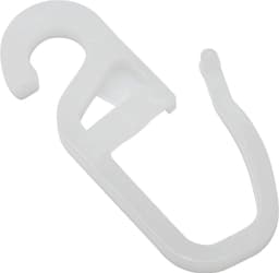 GARDINIA Faltenclip »Faltenlegehaken POM-Qualität« | Weiß