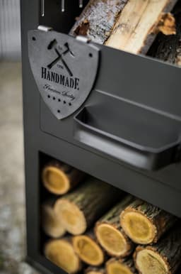 CookKing Gartenkamin Rosa | Schwarz
