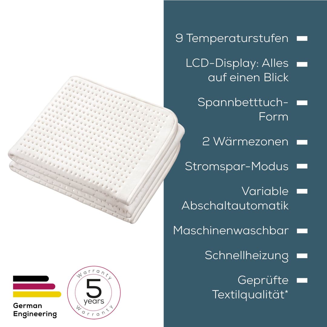 BEURER Wärmeunterbett UB 101 Cosy | Weiß