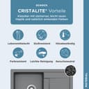 Schock Lima D-100S Granitspüle | Grau 2