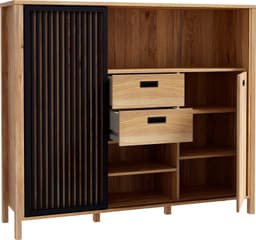 FORTE Highboard Jytana | Holztöne