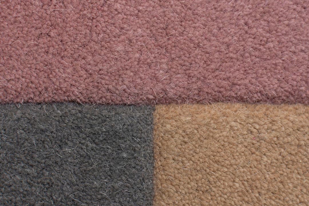 FLAIR RUGS Wollteppich Abstract Collage | Mehrfarbig