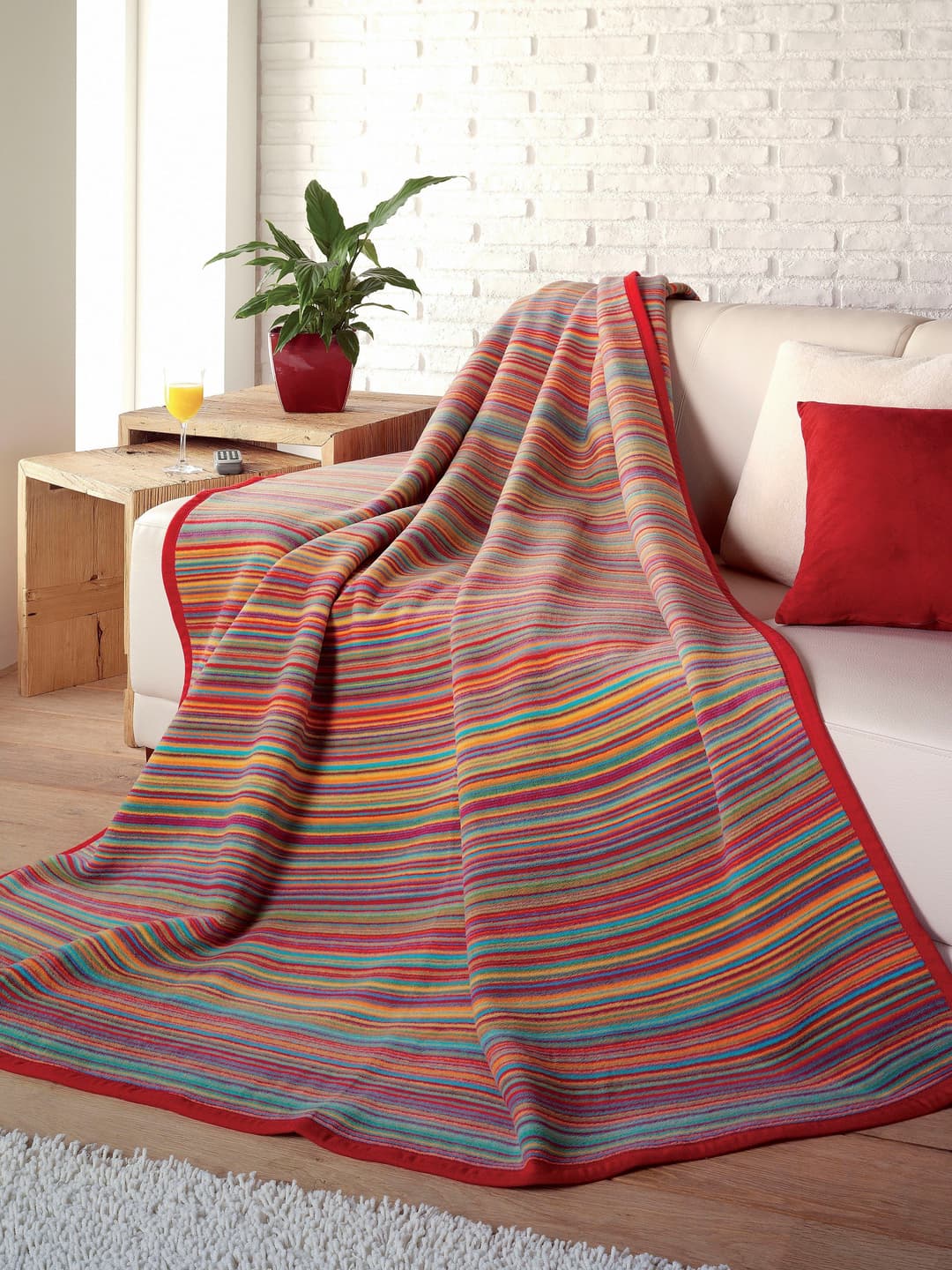 Wohndecke Jacquard Decke Malang | Mehrfarbig