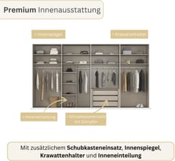 rauch Kleiderschrank MONTCLAR | Weiß